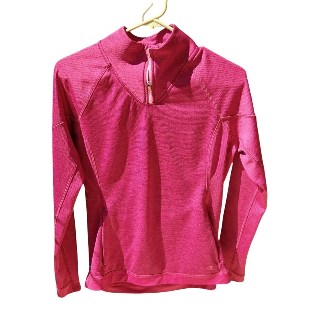 Pink fuschia Champion performance women's small petite track jacket
